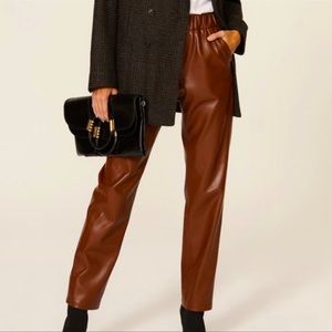 Anine Bing vegan leather pant